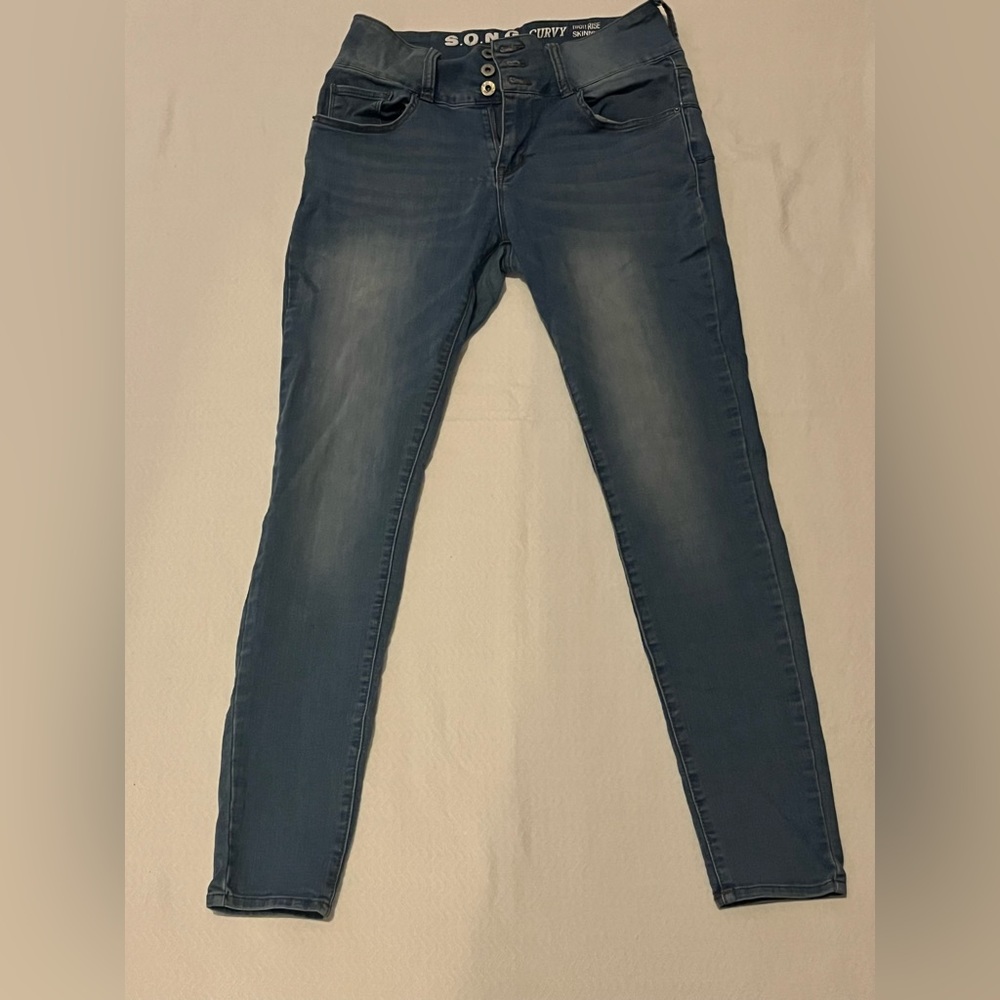 COPY - Light blue - high rise skinny - size 9